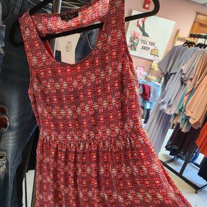 BeBop Sleeveless Summer Dress with Cut-out back